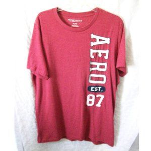 Aeropostale Est. 1987 Mens' Red SS Tee - Size XL